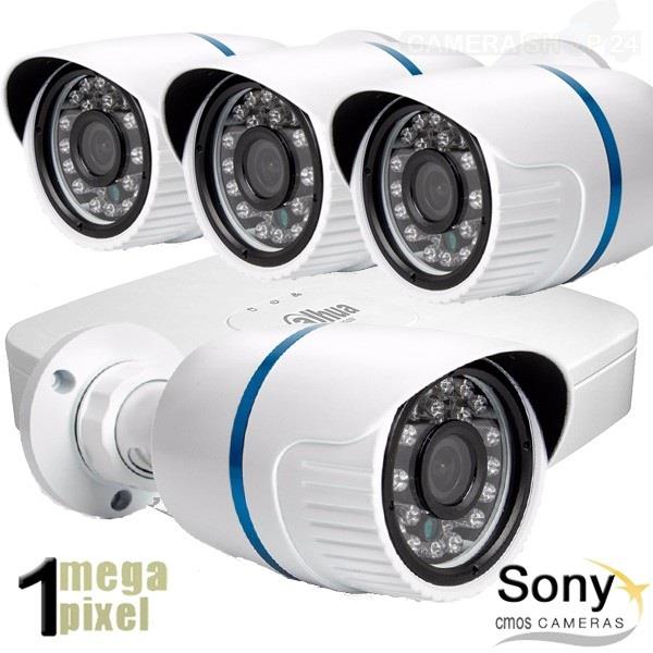 Grote foto hd ip camerasysteem 15m nachtzicht sony cmos 1 4 camera hdset75 audio tv en foto videobewakingsapparatuur