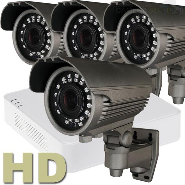 Grote foto hd camerasysteem hikvision dvr nacht 35mtr cvs467 pakket met 4 camera audio tv en foto videobewakingsapparatuur