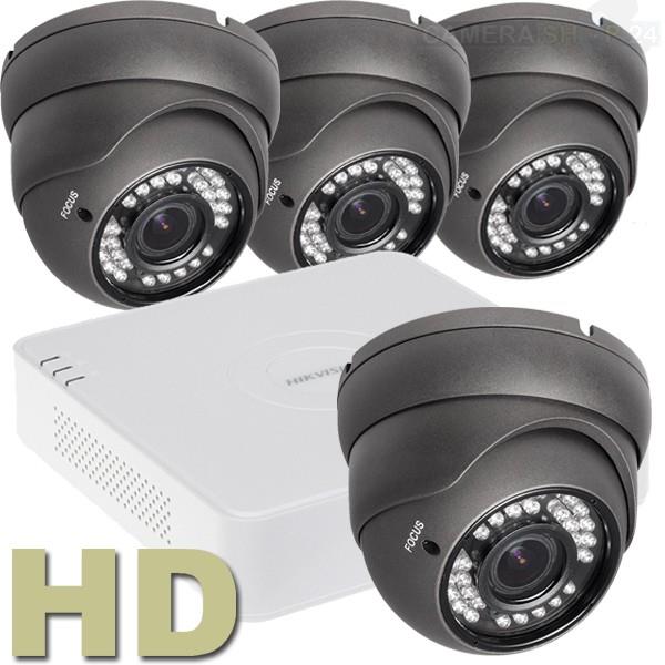 Grote foto hd camerasysteem hikvision dvr nacht 35mtr cvs462 pakket met 4 camera audio tv en foto videobewakingsapparatuur