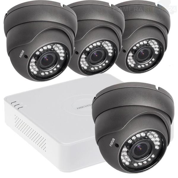 Grote foto hd camerasysteem hikvision dvr nacht 35mtr cvs462 pakket met 4 camera audio tv en foto videobewakingsapparatuur