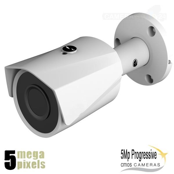 Grote foto empower 5 megapixel camerasysteem 2 x bullet camera nachtzicht 30m ips50 audio tv en foto videobewakingsapparatuur