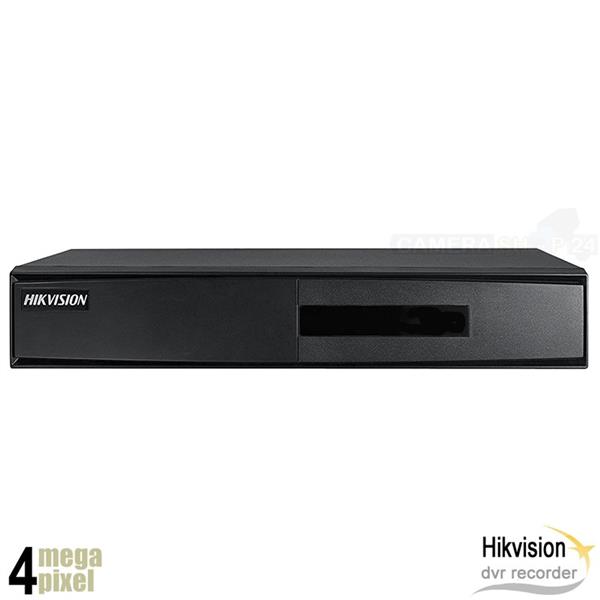Grote foto hikvision 4 megapixel 5in1 dvr 4 kanaals 2 ip kanalen h6104mh audio tv en foto videobewakingsapparatuur