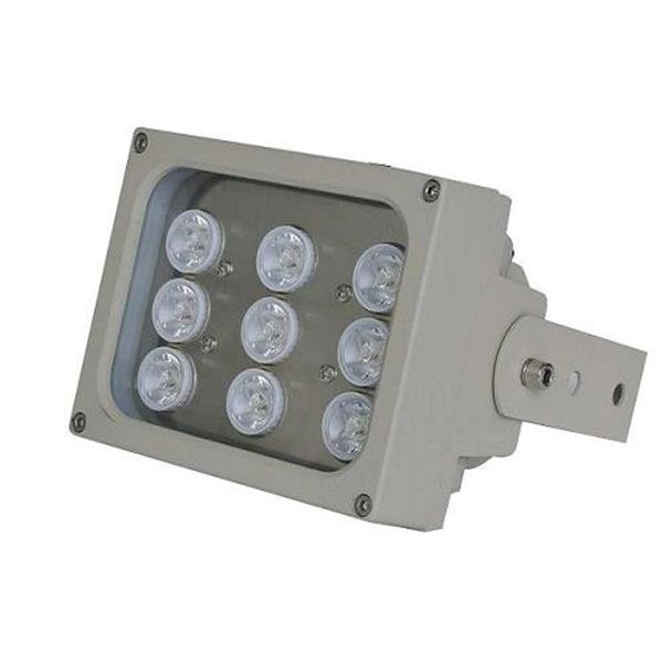 Grote foto ir illuminator 110 meter 9 leds kijkhoek 60 220 volt irl45 audio tv en foto videobewakingsapparatuur