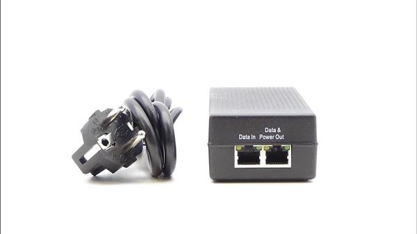 Grote foto poe injector 30w rj45 speed 10 100 1000 mbps poe11 doe het zelf en verbouw inbraaksystemen