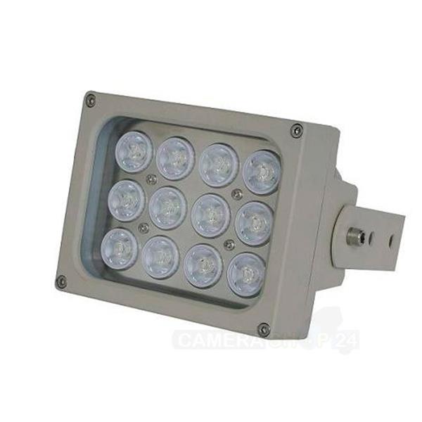 Grote foto ir illuminator 210 meter 12 leds kijkhoek 30 220 volt irl31 audio tv en foto videobewakingsapparatuur