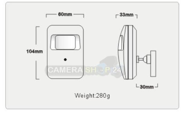 Grote foto camera in pir behuizing met nachtzicht 3 7mm lens spc9 audio tv en foto videobewakingsapparatuur