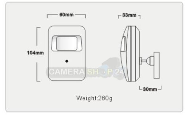 Grote foto camera pir behuizing 540tvl 3 7mm lens spc9 audio tv en foto videobewakingsapparatuur