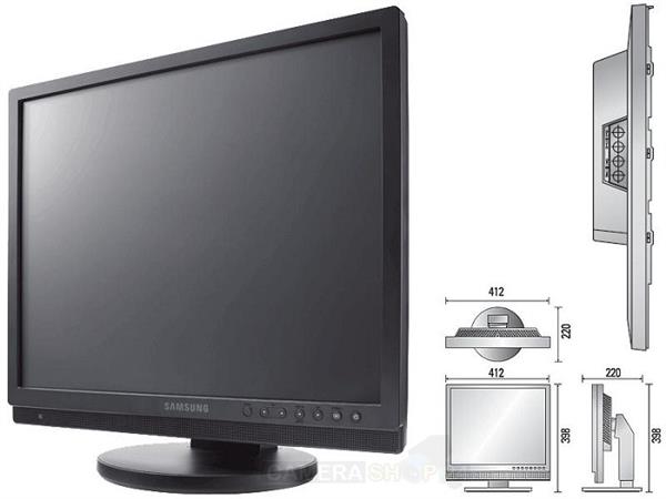 Grote foto 19 samsung lcd monitor met glasplaat smt 1912 computers en software overige computers en software
