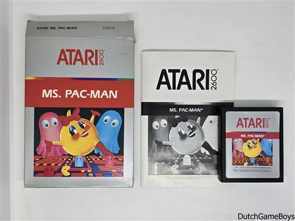 Grote foto atari 2600 ms. pac man boxed spelcomputers games overige games