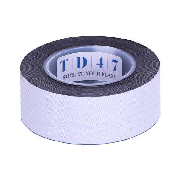 Grote foto td47 high voltage zelfvulkaniserende rubber tape 25mm x 3m zwart doe het zelf en verbouw materialen en producten