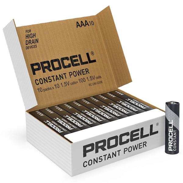 Grote foto procell constant power aaa batterij 1.5v 100 st. doe het zelf en verbouw gereedschappen en machines