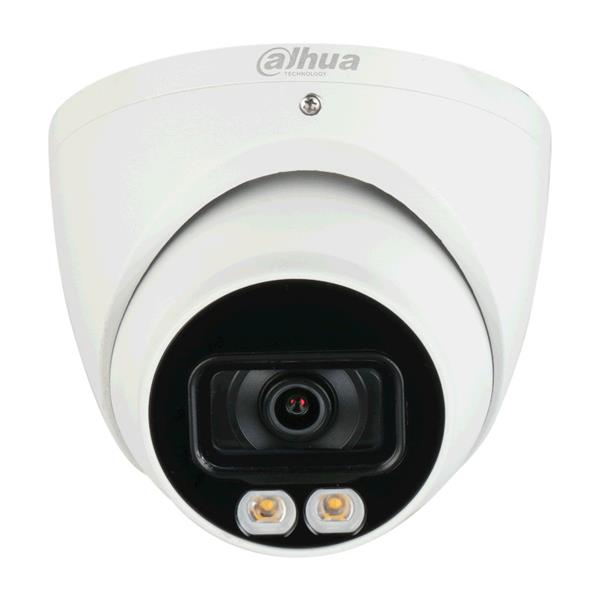Grote foto dahua 2mp full color cvi dome 3 6mm microfoon hdw2249tp a led audio tv en foto professionele video apparatuur