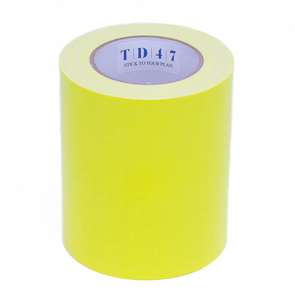 Grote foto td47 gaffa tape 150mm x 25m fluor geel doe het zelf en verbouw materialen en producten