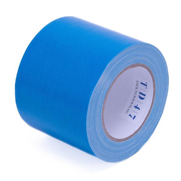 Grote foto td47 gaffa tape 100mm x 25m fluor blauw doe het zelf en verbouw materialen en producten