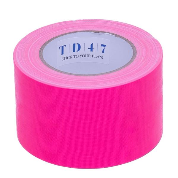 Grote foto td47 gaffa tape 75mm x 25m fluor roze doe het zelf en verbouw materialen en producten