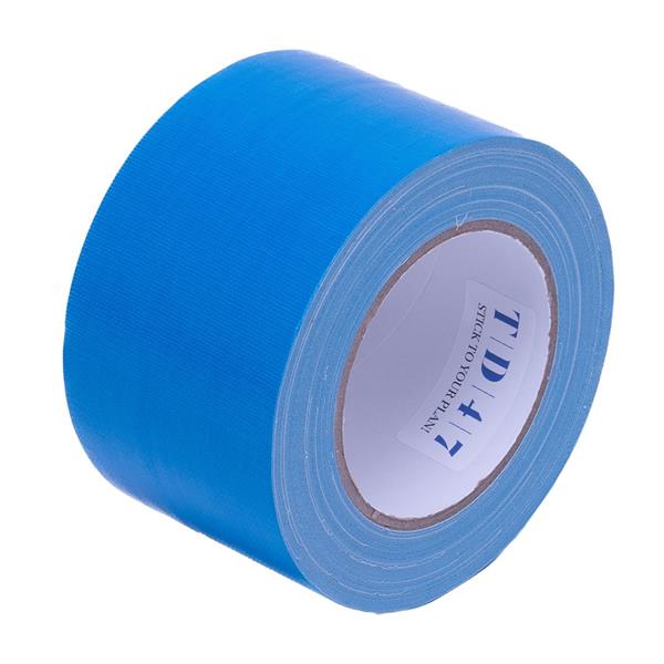 Grote foto td47 gaffa tape 75mm x 25m fluor blauw doe het zelf en verbouw materialen en producten