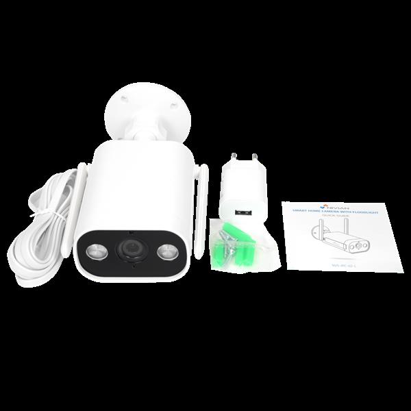 Grote foto nivian 3mp full color wifi camera sd kaart slot microfoon speaker witte leds ipc 02 l audio tv en foto professionele video apparatuur