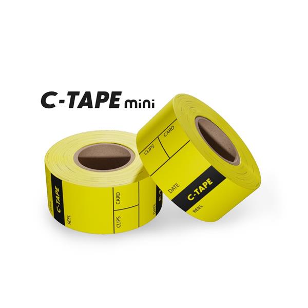 Grote foto c tape camera labels 25mm geel ca.80st. doe het zelf en verbouw materialen en producten