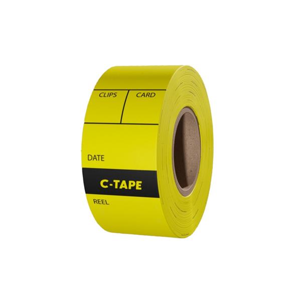 Grote foto c tape camera labels 25mm geel ca.80st. doe het zelf en verbouw materialen en producten