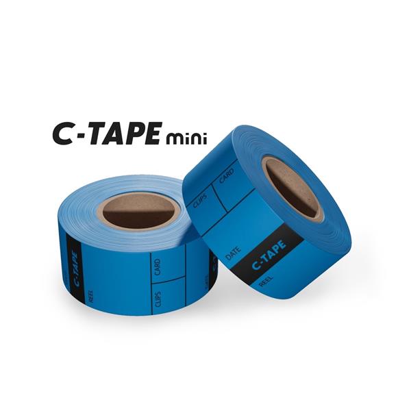 Grote foto c tape camera labels 25mm blauw ca.80st. doe het zelf en verbouw materialen en producten