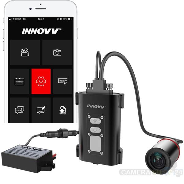 Grote foto aanbieding innovv c5 motorcamera single full hd met app audio tv en foto professionele video apparatuur