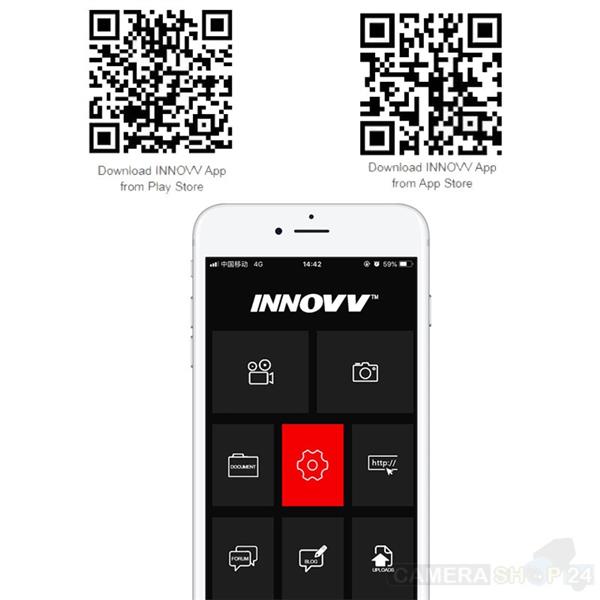 Grote foto aanbieding innovv c5 motorcamera single full hd met app audio tv en foto professionele video apparatuur