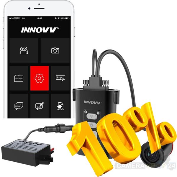 Grote foto aanbieding innovv c5 motorcamera single full hd met app audio tv en foto professionele video apparatuur