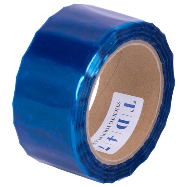 Grote foto td47 security tape opened 50mm x 50m blauw doe het zelf en verbouw materialen en producten