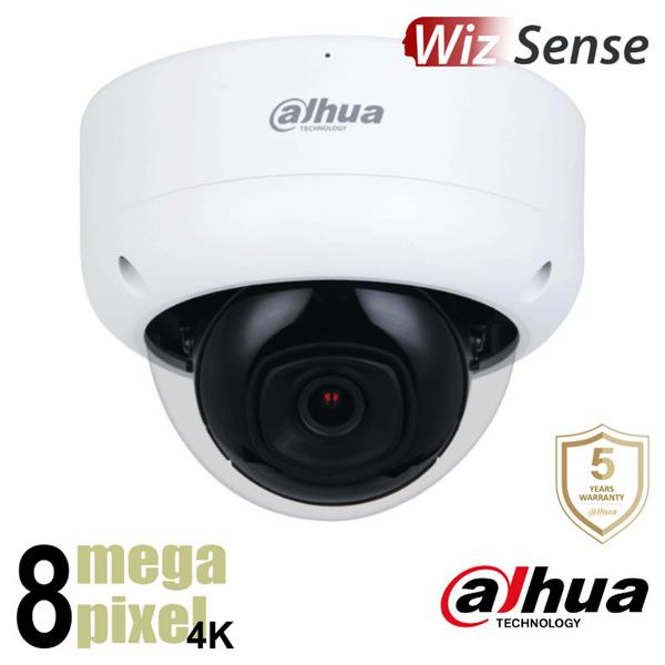 Grote foto dahua 4k ip dome camera 2.8mm lens wizsense 30m nachtzicht starlight hdbw3841e as audio tv en foto professionele video apparatuur