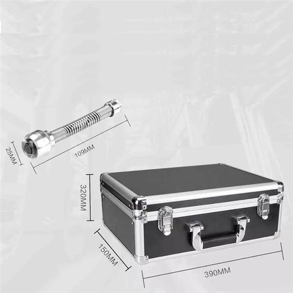 Grote foto inspectiecamera in koffer hd accu opnamefunctie 20 meter kabel ich6 audio tv en foto professionele video apparatuur