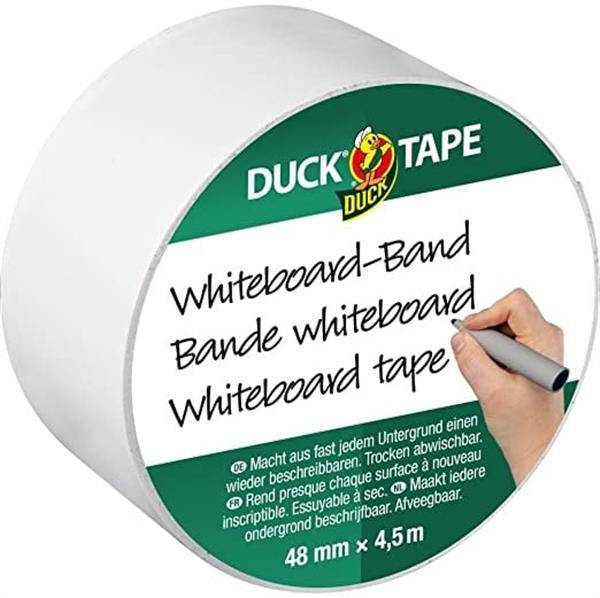 Grote foto duck tape whiteboard tape 48mm x 4 5m doe het zelf en verbouw materialen en producten