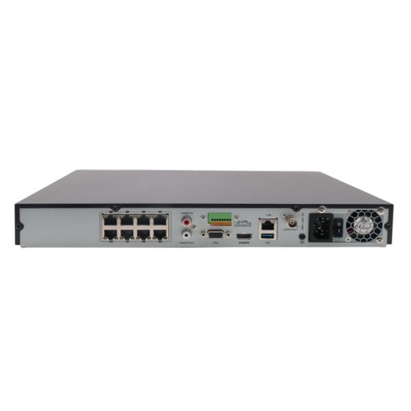 Grote foto hikvision 12mp nvr recorder acusense 8x poe 7608nxi i2 8p sq audio tv en foto professionele video apparatuur