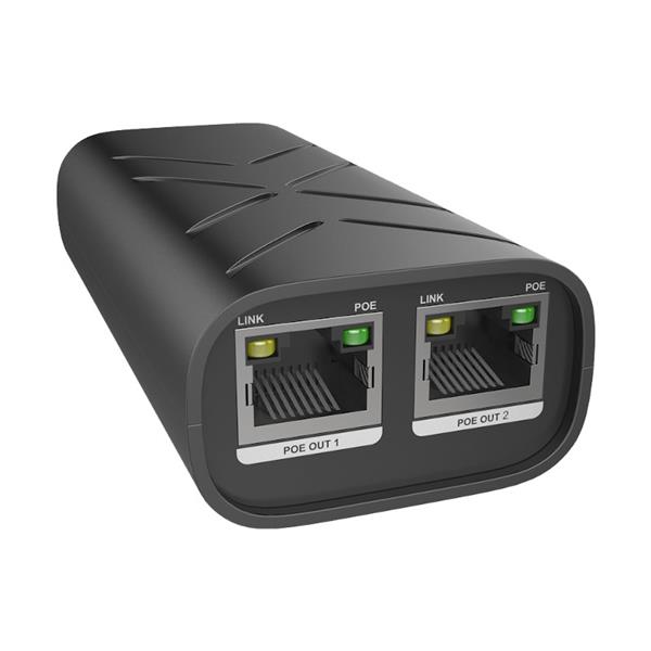 Grote foto poe injector 60w 2x poe tot 1000mbps poe31 doe het zelf en verbouw inbraaksystemen