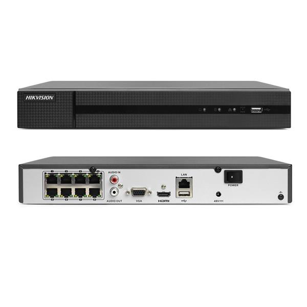 Grote foto hikvision 4mp ip camerasysteem hiwatch poe 8 camera hik801 audio tv en foto professionele video apparatuur