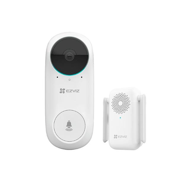 Grote foto ezviz full hd wifi deurbel kit binnengebruik micro sd kaart audio ezdb2c audio tv en foto professionele video apparatuur