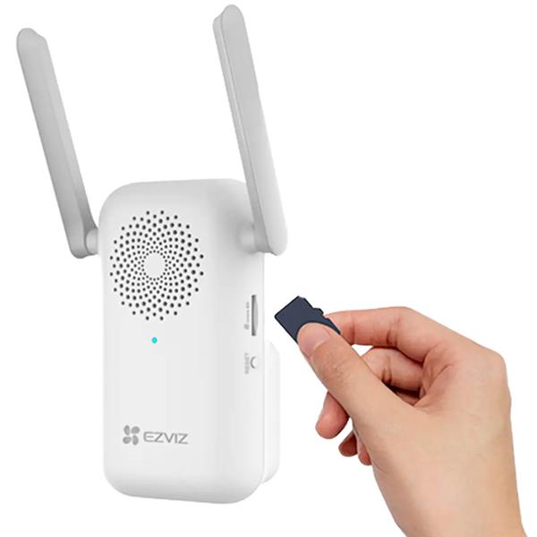 Grote foto ezviz full hd wifi deurbel kit binnengebruik micro sd kaart audio ezdb2c audio tv en foto professionele video apparatuur