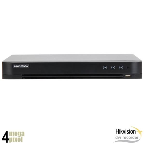Grote foto hikvision 4 megapixel 5in1 dvr 4 kanaals 2 ip kanalen acusense ids 7204hqhi audio tv en foto professionele video apparatuur