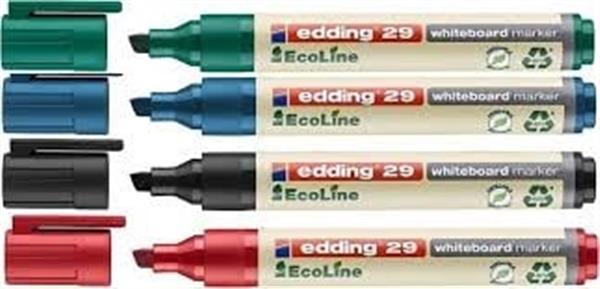 Grote foto edding 29 ecoline whiteboard marker assortiment 1 5 5 mm schuin doe het zelf en verbouw gereedschappen en machines