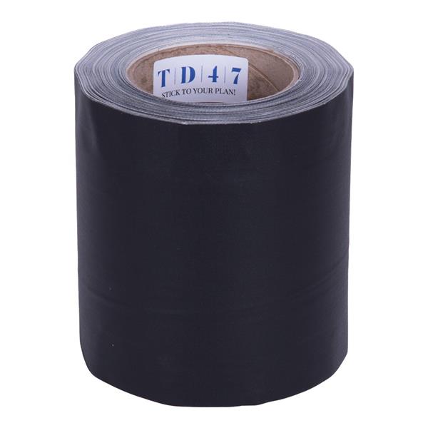 Grote foto td47 cable cover tape 145mm x 30m mat zwart doe het zelf en verbouw materialen en producten