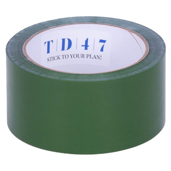 Grote foto td47 verpakkingstape pp low noise 50mm x 66m groen doe het zelf en verbouw materialen en producten