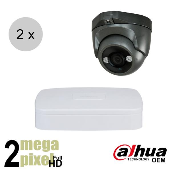 Grote foto full hd cvi camerasysteem sony sensor 3.6mm lens 30m nachtzicht 2 camera cvs265 audio tv en foto professionele video apparatuur