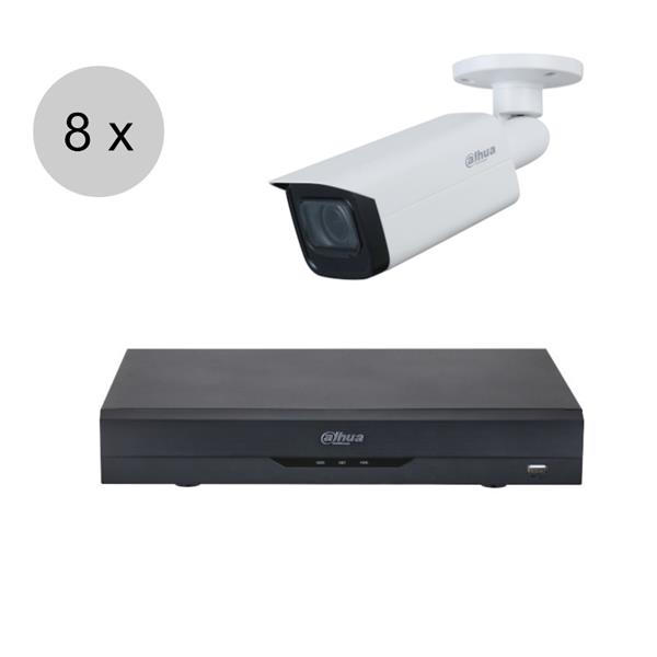 Grote foto dahua 4k cvi camerasysteem 80m nachtzicht motorzoom starlight 8 camera cvs883 audio tv en foto professionele video apparatuur