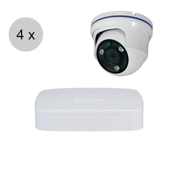 Grote foto full hd cvi camerasysteem sony sensor dahua recorder 40m nachtzicht motorzoom 4 camera audio tv en foto professionele video apparatuur