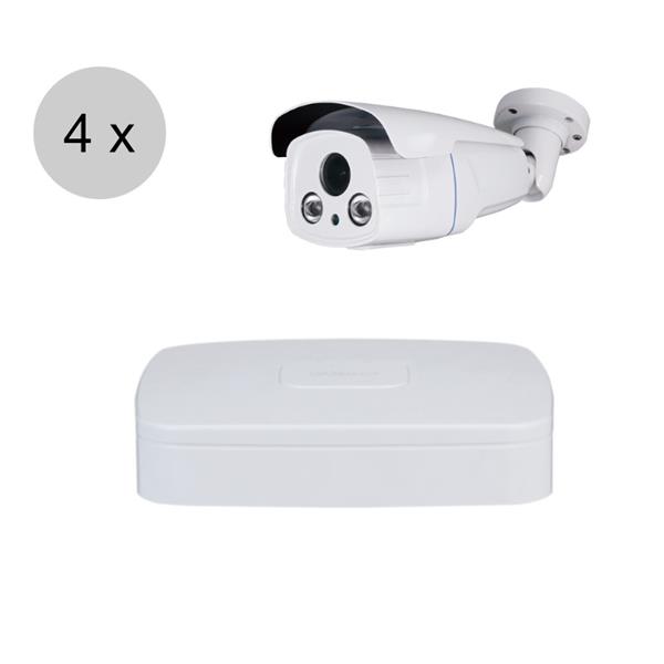 Grote foto full hd cvi camerasysteem dahua recorder 60m nachtzicht motorzoom 4 camera cvs473 audio tv en foto professionele video apparatuur