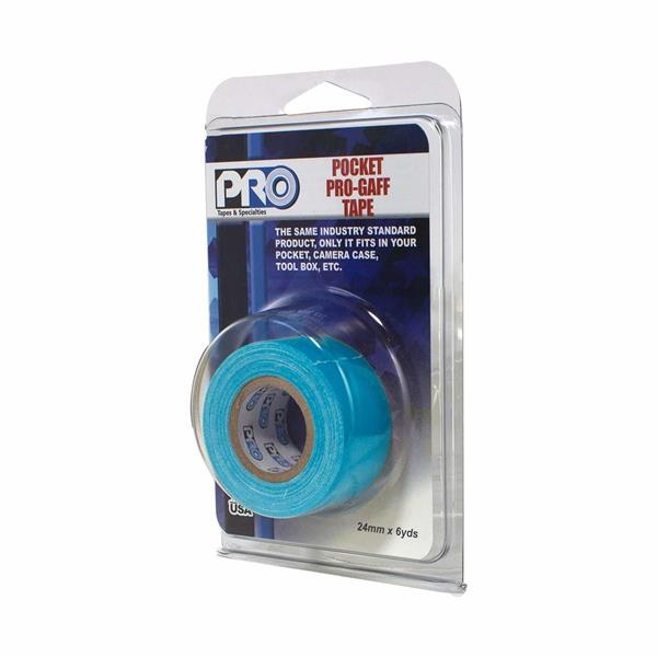 Grote foto pro gaff fluor tape mini rol 24mm x 5 4m neon blauw doe het zelf en verbouw materialen en producten