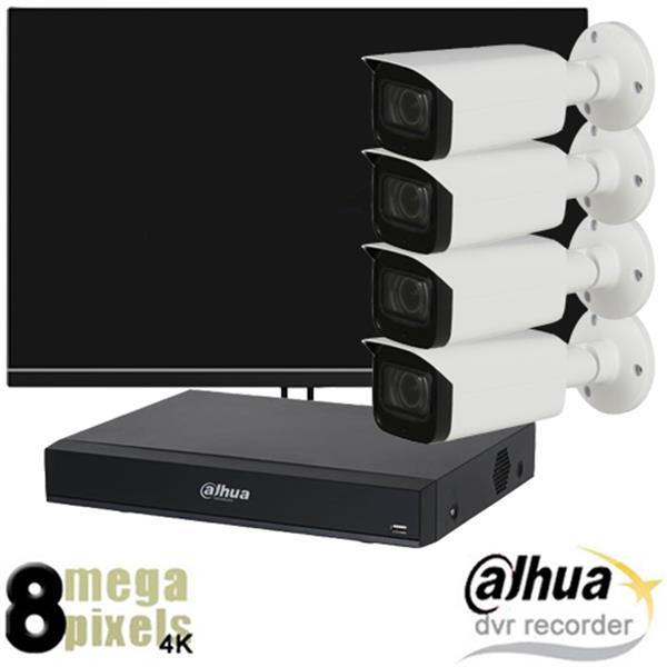 Grote foto compleet camerasysteem camerabewaking 4k 8 megapixel pakket met 4 camera cs4 audio tv en foto professionele video apparatuur