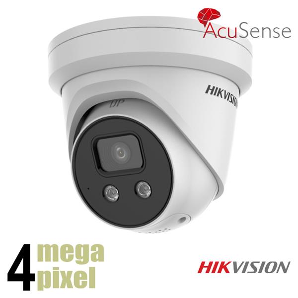 Grote foto hikvision 4mp acusense ip camera 2.8mm 30m darkfighter microfoon speaker 2cd2346g2 isu s audio tv en foto professionele video apparatuur