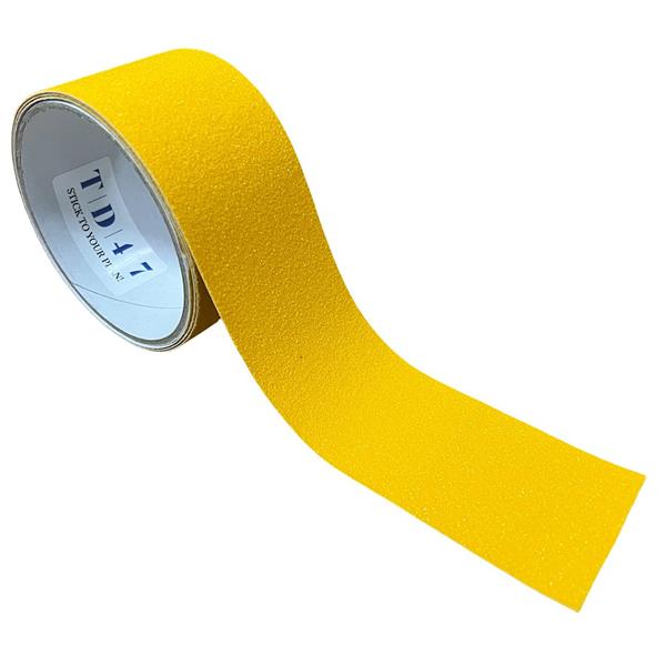 Grote foto td47 antislip tape strook 50mm x 1m geel doe het zelf en verbouw materialen en producten
