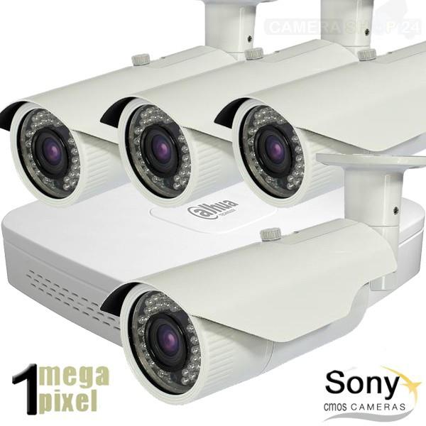 Grote foto hd ip camerasysteem 40m nachtzicht sony cmos 1 4 camera hdset76 audio tv en foto professionele video apparatuur