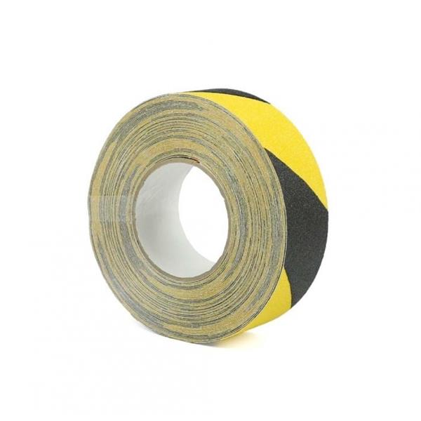 Grote foto td47 antislip tape 50mm x 18 3m zwart geel doe het zelf en verbouw materialen en producten